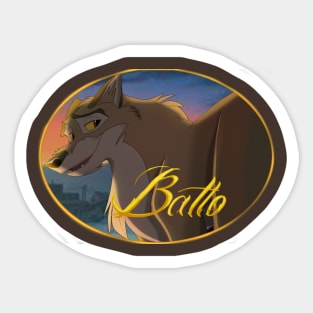 Balto Nome Sky Sticker